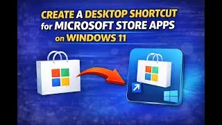 How to Create a Desktop Shortcut for Microsoft Store Apps on Windows 11 | GearUpWindows Tutorial