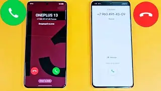 OXYGEN OS VS COLOR OS INCOMING CALL ONPLUS 12 VS ONEPLUS 13 OUTGOING CALL