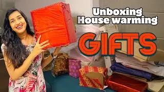 UNBOXING HOUSE WARMING GIFTS 😍😱 OUR NEW HOME 😍