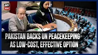 Pakistan Backs UN Peacekeeping as Low-Cost, Effective Option