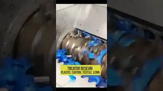 Tocator deseuri pentru plastic, lemn, textile, folie