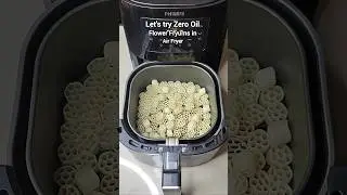 Zero oil Fryums in Air Fryer 👌#shorts #reels #ytshorts #viral