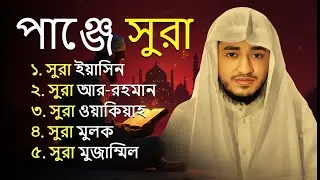 পাঞ্জে সূরা | রাতের আমলের জন্য শ্রেষ্ঠ ৫ সূরা | ইয়াসিন • রহমান • ওয়াকিয়া • মুলক • মুযযাম্মিল