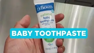 Dr. Brown's Fluoride-Free Baby Toothpaste Review