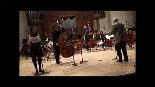 Alain LOUVIER Herbier 6  pour contrebasse solo, orch de contrebasses et récitant