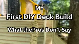 Building My First Deck Things I Learned #diy #diydeck #homeimprovement #outdoorprojects #deckbuild