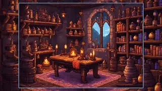 𝑷𝒍𝑨𝒀𝑳𝑰𝑺𝑻 | The alchemist is engrossed in study of magic. 🧪 (8-bit healing ambient music)