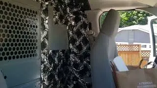 Dynamat install and review for noise cancelling insulation in a van cab