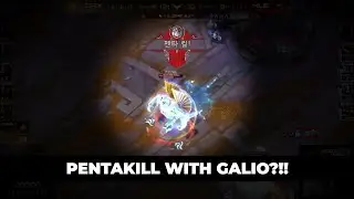 Pentakill with Galio!! | HLE Zeka