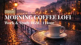 Rainy Riverside Coffee ☕ Cozy LoFi Hip Hop Beats for Study & Relax
