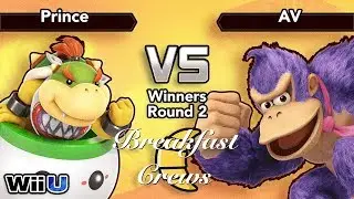 Breakfast Crews - Prince (Bowser Jr.) vs AV (Donkey Kong) - WR2 - Smash Wii U