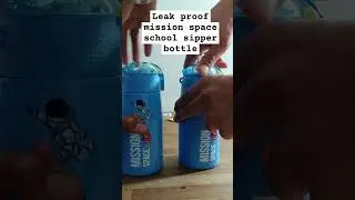 Leak proof mission space school sipper bottle #savewater #missionspace #students #bestfriend #sister