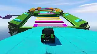 TRANSPORTING PIXAR CARS & FRUITS WITH COLORED & JOHN DEERE vs CLAAS vs TRACTORS - BeamNG.drive #962
