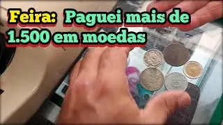Paguei mais de 1.500 em moedas na feira #numismatica