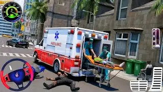 Ambulance City Rescue Simulator: US Emergency Ambulance Driving 3D 2026 - Real iOS Gameplay