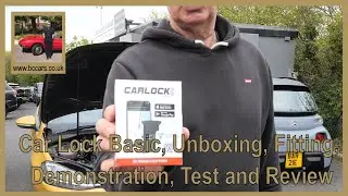 Car Lock Basic, Unboxing, Fitting, Demonstration, Test and Review