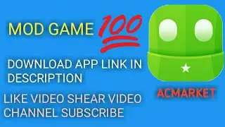 Mod All Game App Download ll AC Market ll By HACKING KA BAAP