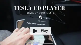 Kicking it old school - This CD Player and IPod in my Tesla Model Y!