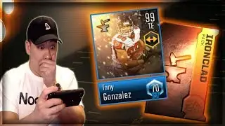 MADDEN OVERDRIVE IRONCLAD BUNDLE OPENING!! 99 OVR TONY GONZALEZ MASTER!!