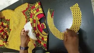 How I made this dress with Bishop collar