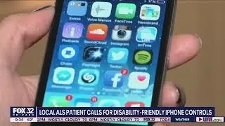 Suburban ALS patient calls for disability-friendly iPhone controls