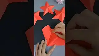 Paper Star #DIYProjects#PaperCraft#CraftForBeginners#DIYKidsCraft
