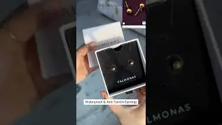 Palmonas Jewellery Haul | Waterproof Earrings #palmonas #earrings #shorts #myntrafinds
