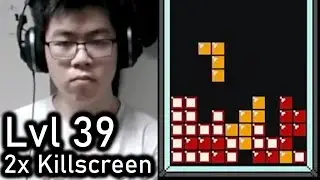 First Level 39 SUPER KILLSCREEN in Classic Tetris Monthly