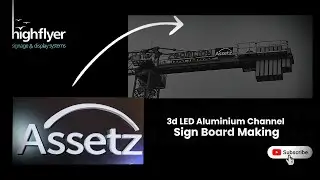 Best signboard manufacturer in Bangalore! 3D aluminium channel signboard making🔥 #bangalore #shots