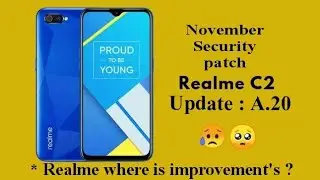 Realme c2 November update