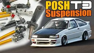 Улучшенная подвеска T3 для трекового автомобиля AE86 с двигателем F20c