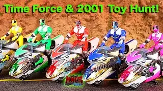 Power Rangers Time Force Vector Cycles, & 2001 Toy Hunt Time Traveling!