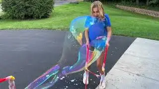 Atlasonix Giant Bubble Wand, Giant Bubble Maker, Big Bubble Wand - My Review!