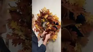 How to Make a Stunning Fall Bow for Your Wreath!