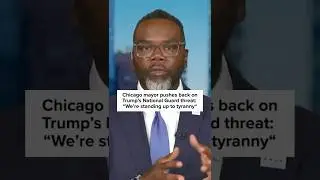 Chicago mayor: &ldquo;We are standing up to tyranny&ldquo;