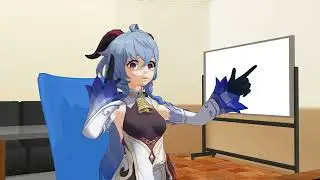 Ganyu make a reaction on this meme😄 - MMD Animation | 900 subscribe special