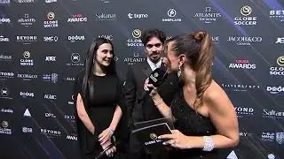 Витинья на церемонии вручения премии Globe Soccer Awards 2025.