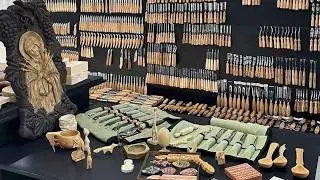 STRYI Showroom Tour &mdash; Premium Woodcarving Tools & Carving Inspiration #woodcarving #STRYI