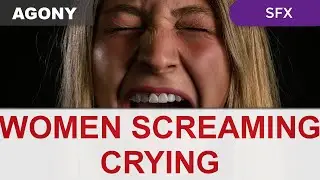 Woman Screaming Crying In Agony|Loud crying|In Pain|Scary|Horror