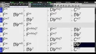 BACKING TRACK - A TASTE OF HONEY (Ric Marlow, Bobby Scott) F minor 140 BPM JAZZ WALTZ