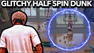 *GLITCHY* HOW TO HALF SPIN DUNK TUTORIAL NBA 2K26 