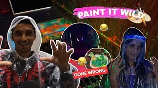 Exploring new activities 🖌️ |  Paint it Wild | Connaught place New Delhi #couple #baeandbeyond
