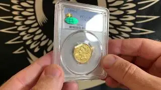 1850-C Weak C PCGS AU55 $5 Pop 3 / 0 Rare Coin Video
