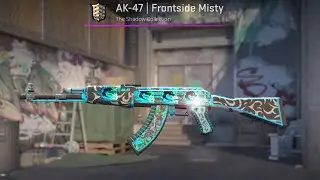 CS2 Updated SPIRIT RMR Foil Sticker - 4x AK 47 FRONTSIDE MISTY Craft