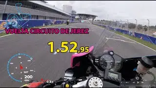 Vuelta circuito de Jerez 1.52 Yamaha R6