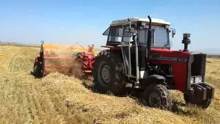 Sönmezler balya makinesi ile mf 275 kombine  :))
