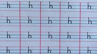 Learn to write small h |Lowercase letters for kids|Small letter alphabets writinglAlphabets learning