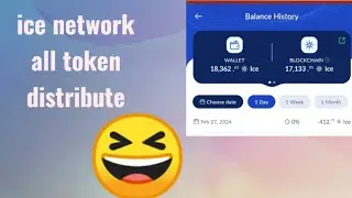 ice network new update/ice network all token distribute #ice#viral#youtube