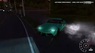 Supra сутками катается по Акине @ intial Drift Online