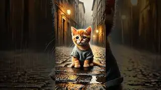 poor cat vs reach cat #trendingshorts #choose #gift